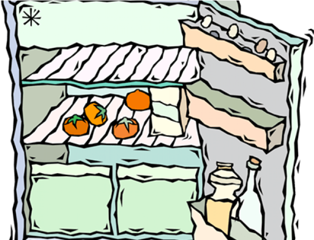 Refrigerator Clipart Cool - Cartoon - Png Download (640x480), Png Download