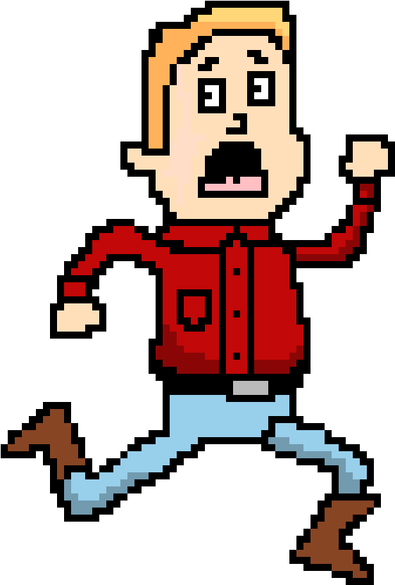 Farmer - Running1 - Cartoon Clipart (660x920), Png Download