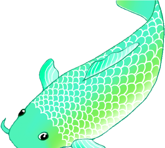Blue Whale Clipart Colorful - Koi Fish Clipart - Png Download (640x480), Png Download