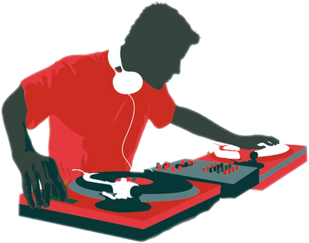 Dj Sticker Clipart (1024x805), Png Download