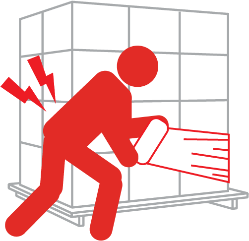 Awkward, Unsafe And Leads To Operator Injury Clipart (600x546), Png Download