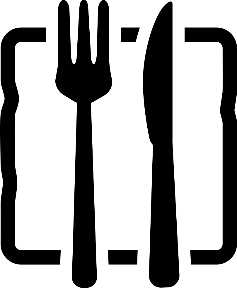 Knife And Fork Comments Clipart (809x980), Png Download