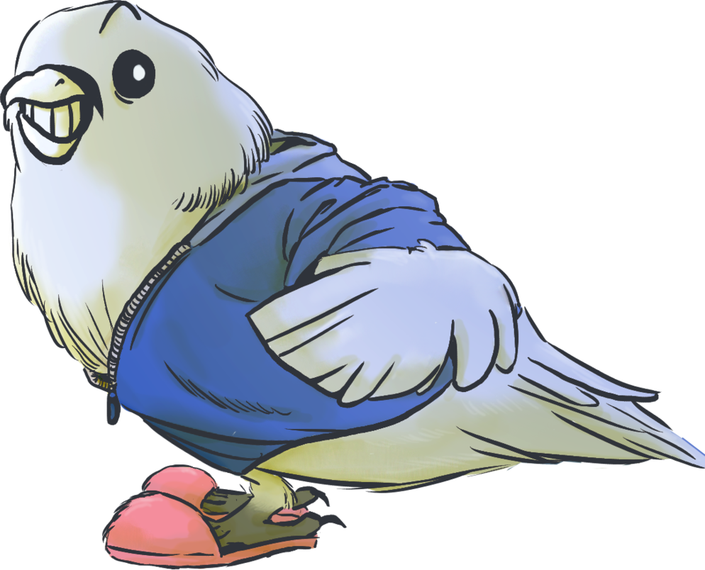 Download Parakeet Clipart Hawaiian Bird - Cartoon - Png Download