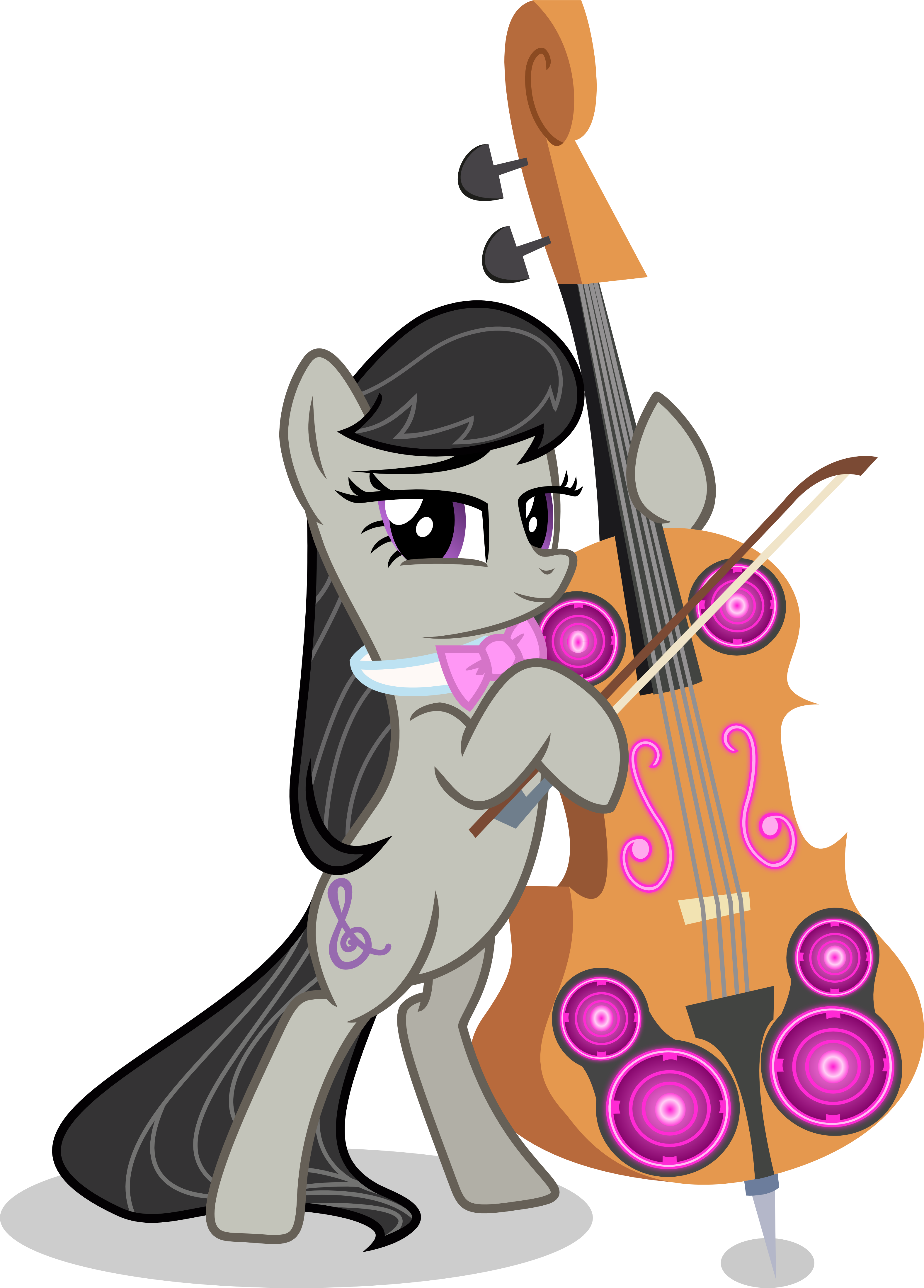 Instruments Clipart Cello - Octavia Pony - Png Download (3153x4395), Png Download