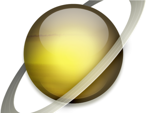 Planet Clipart Saturn - Saturn Icon - Png Download (640x480), Png Download