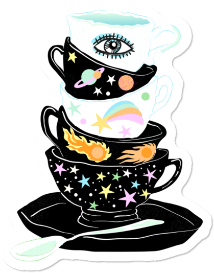 Galactic Cups $3 - Cartoon Clipart (650x650), Png Download