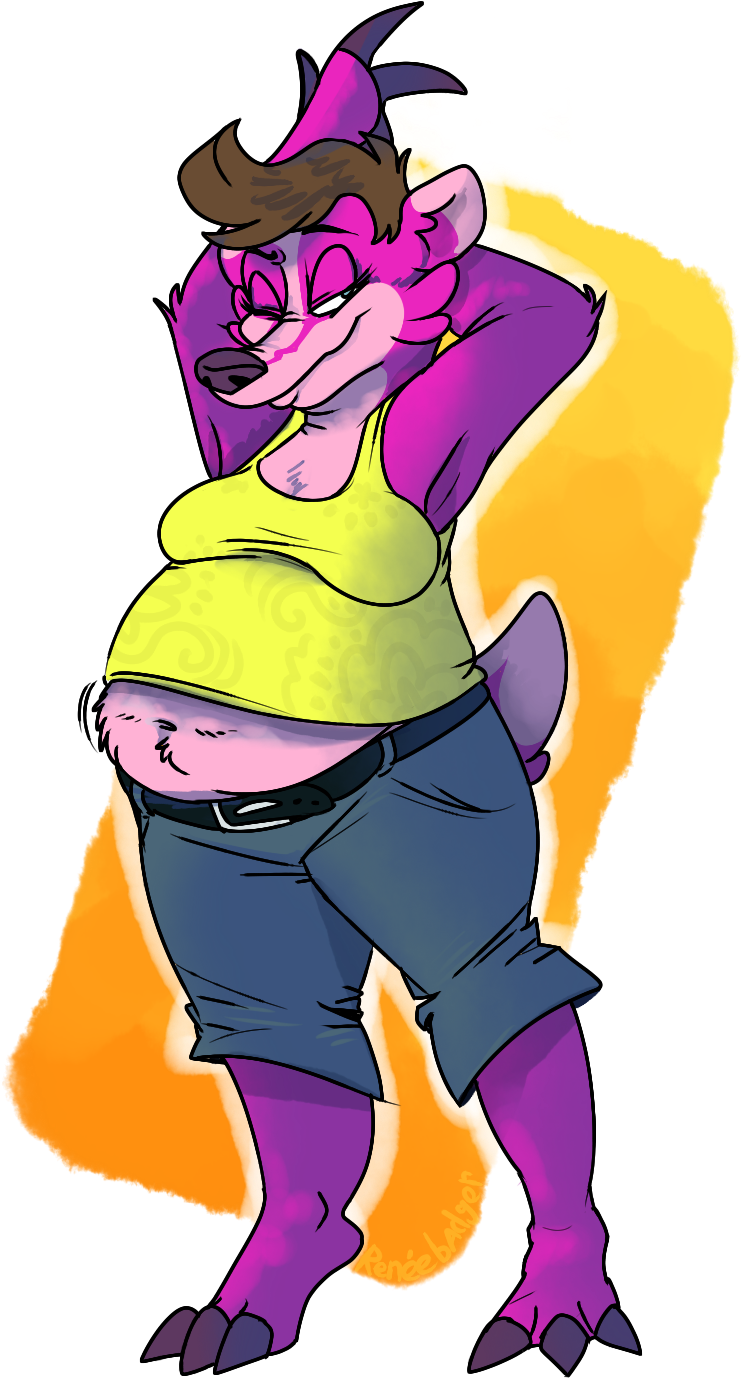 Stretch - Cartoon Clipart (870x1453), Png Download