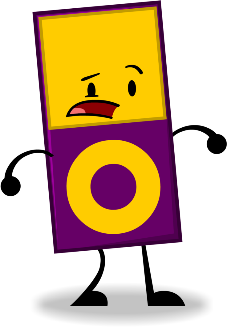 Amber Purple Ipod Clipart (737x1058), Png Download