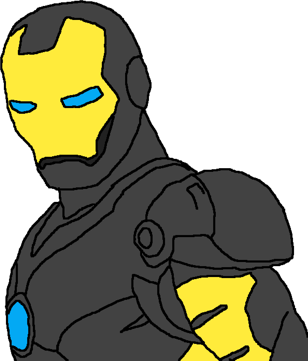 Iron Man - Cartoon Clipart (1400x1400), Png Download