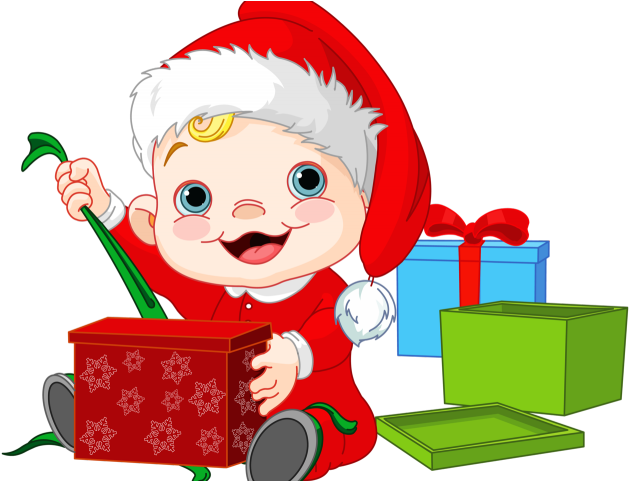 Bonfire Clipart Chimney - Baby Santa Claus Png Transparent Png (640x480), Png Download