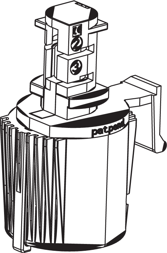 Adapter Ga 300pp - Line Art Clipart (536x811), Png Download