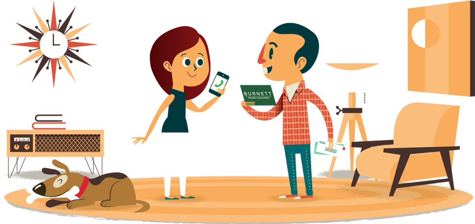 Discuss Your Situation - Cartoon Clipart (979x476), Png Download