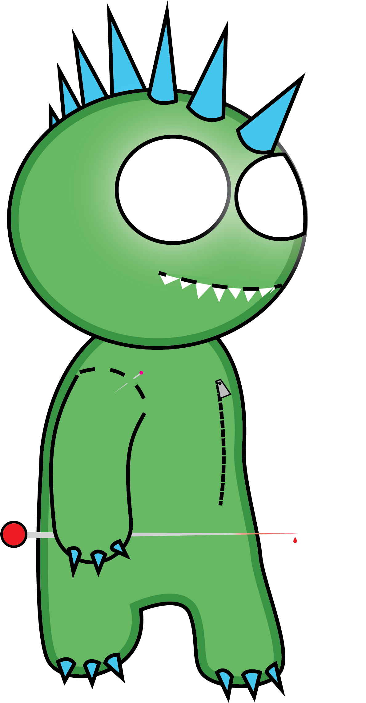 Not On A Woot Shirt Color - Cartoon Clipart (1222x2280), Png Download