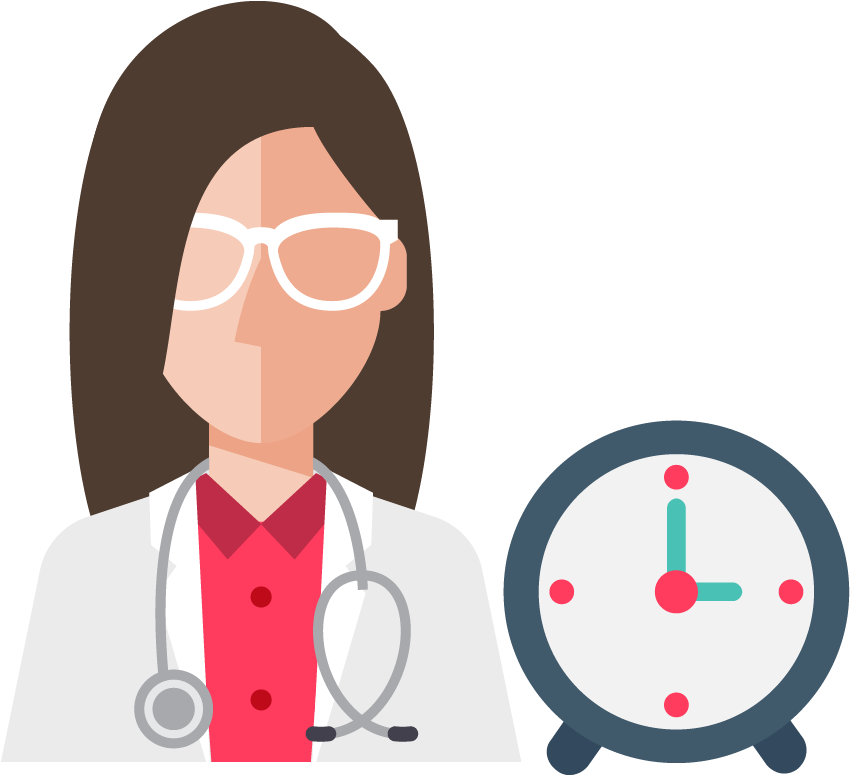 But Doctors Spoke For 44% Of The Consultation Time, - Medecin Clipart (1201x801), Png Download