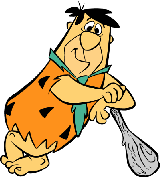 Flintstone Drawing Pencil - Fred Flintstone Clipart (600x600), Png Download