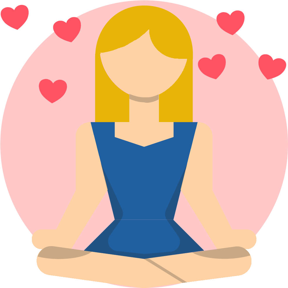 Meditation - Illustration Clipart (1000x983), Png Download