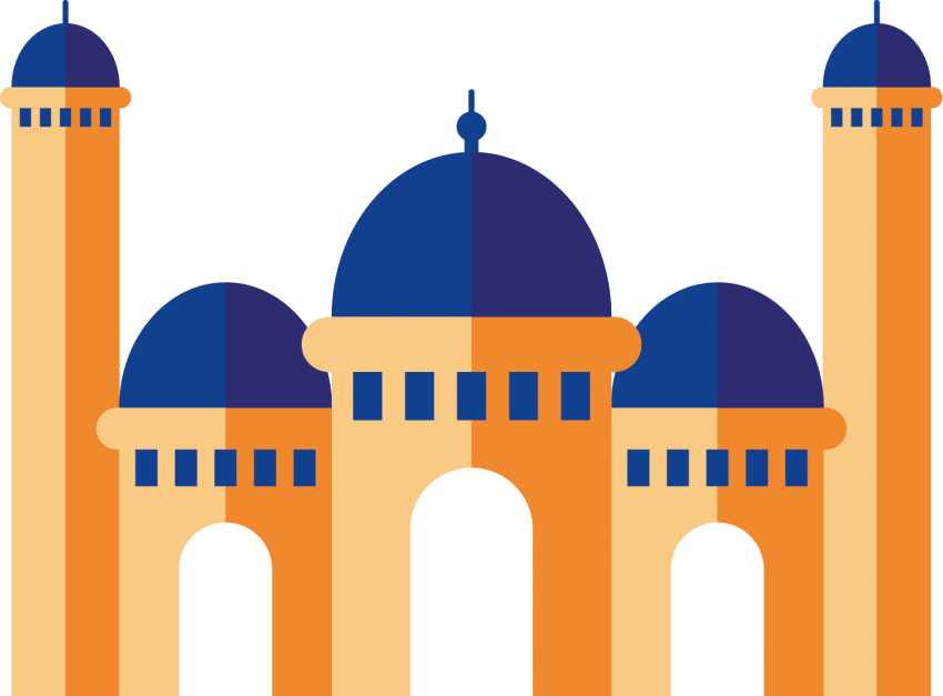 Mosque Clipart (850x627), Png Download