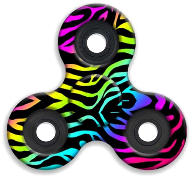 Spinner Png - Rainbow Galaxy Fidget Spinner Clipart (720x720), Png Download