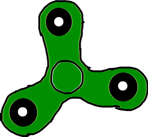 Fidget Spinner Copy Clipart (633x586), Png Download