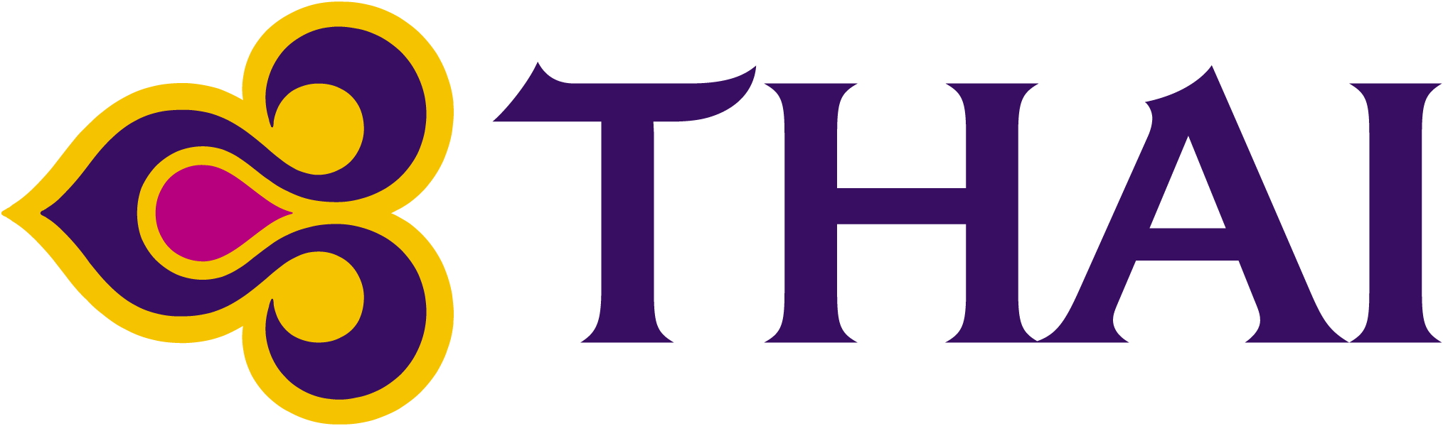 Thai Airlines Logo Png Clipart (2029x600), Png Download
