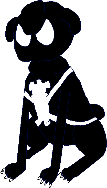 Symbiote-pug Clipart (645x855), Png Download