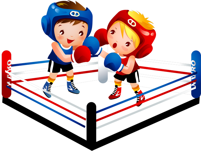 Фото, Автор Arana На Яндекс - Boxing Sports Cartoon Clipart (670x502), Png Download