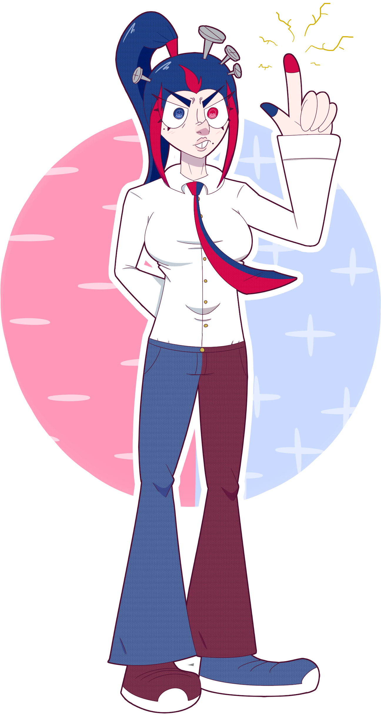 Magnetic - Cartoon Clipart (2000x2600), Png Download