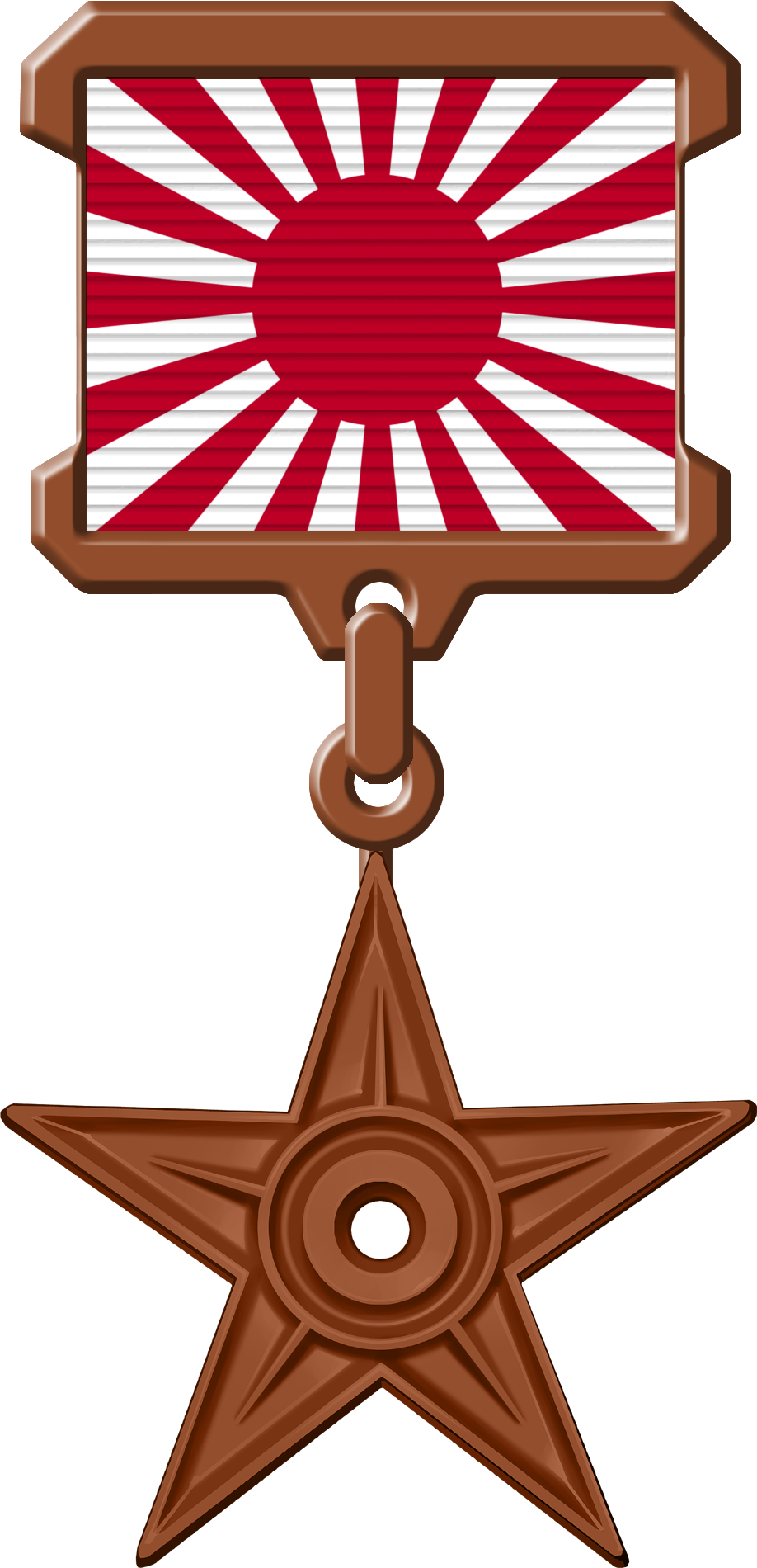 Barnstar Japanese Navy - Japan Flag Green Clipart (918x1900), Png Download