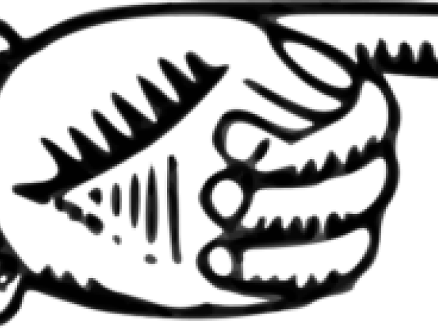 Right Clipart Finger Pointing - Png Download (640x480), Png Download