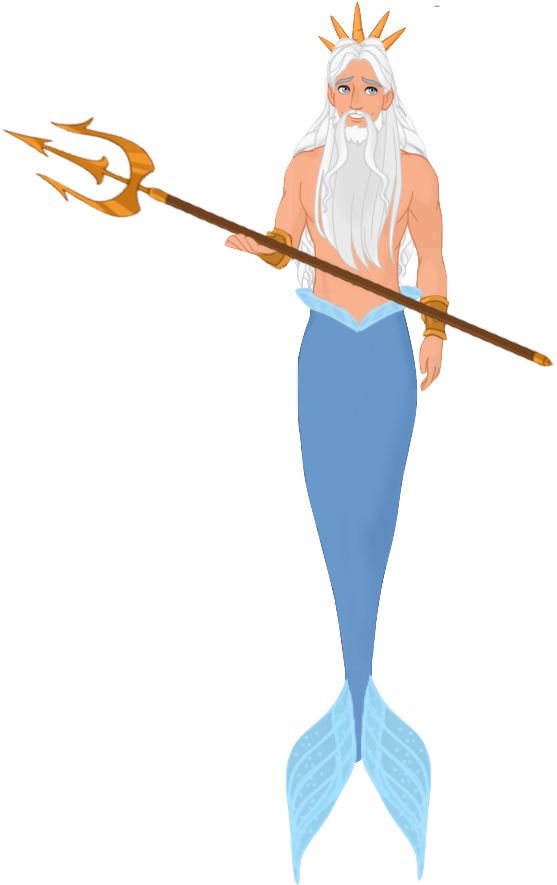 King Triton By Musicmermaid - Illustration Clipart (841x896), Png Download