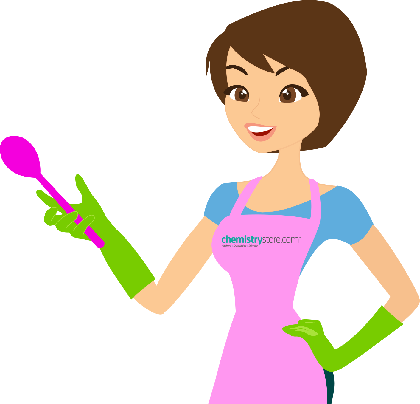 Suzie Soapmaker The Chemistrystore Clipart (1410x1355), Png Download