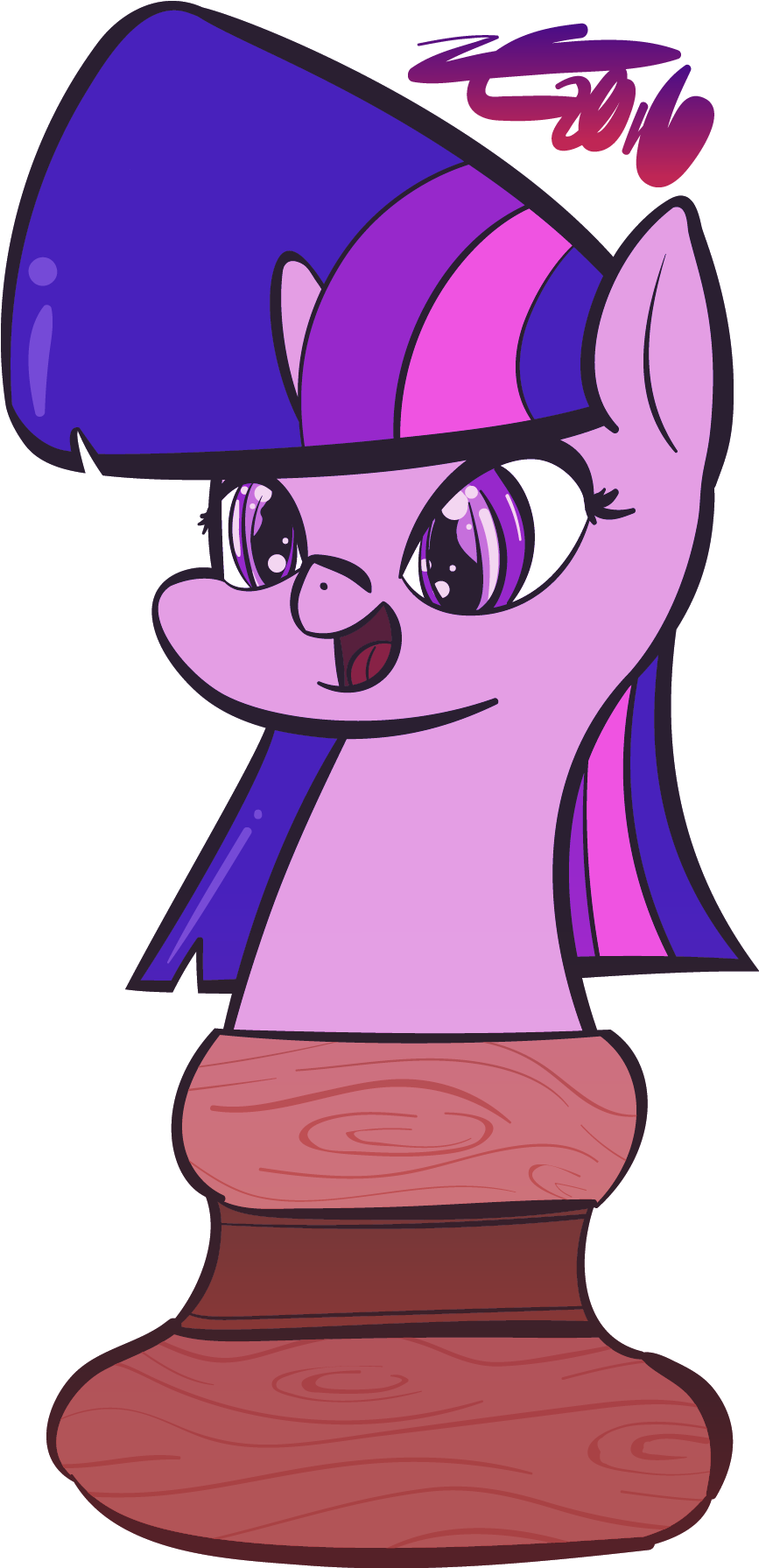 Liracrown, Chess, Chess Piece, Knight, Knight Pony - Cartoon Clipart (867x1791), Png Download