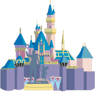 Palace Clipart Sleeping Beauty Castle - Cute Disney Castle Png Transparent Png (640x480), Png Download