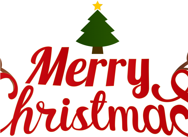 Merry Christmas Clip Art - Christmas Tree - Png Download (640x480), Png Download