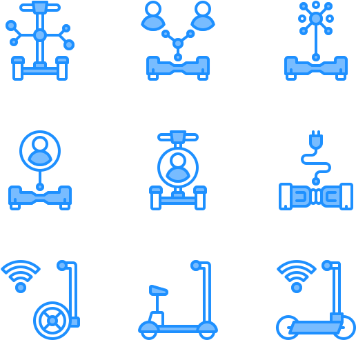 Scooter Sharing Clipart (600x564), Png Download