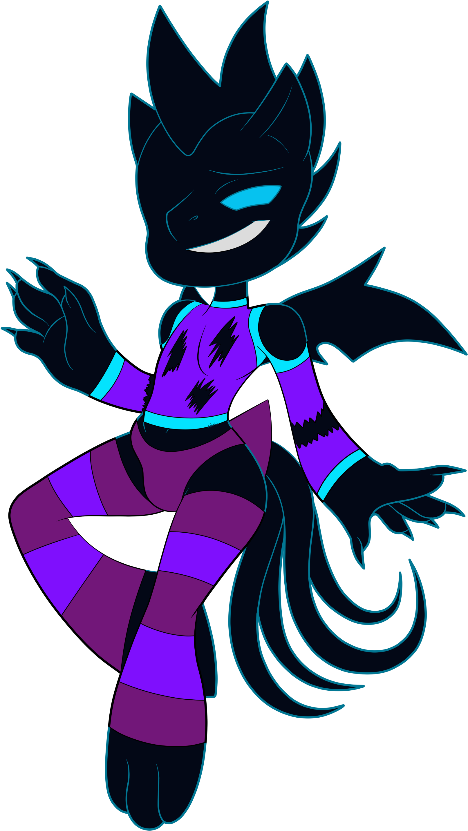 Nightmare Sans Clipart (1900x2964), Png Download