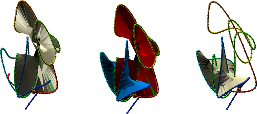 4 The Protein Link Structure Shown In Vmd With And - Illustration Clipart (900x399), Png Download