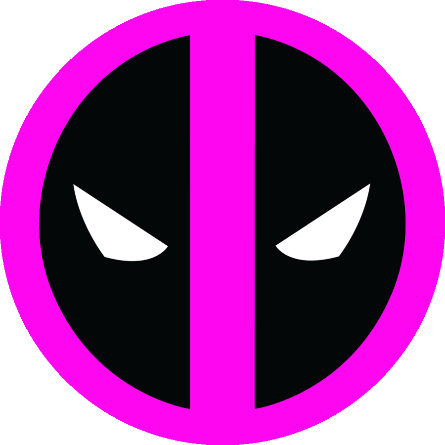 The Wade Wilson Charity For Girl Power - Superhero Logos Dead Pool Clipart (900x900), Png Download
