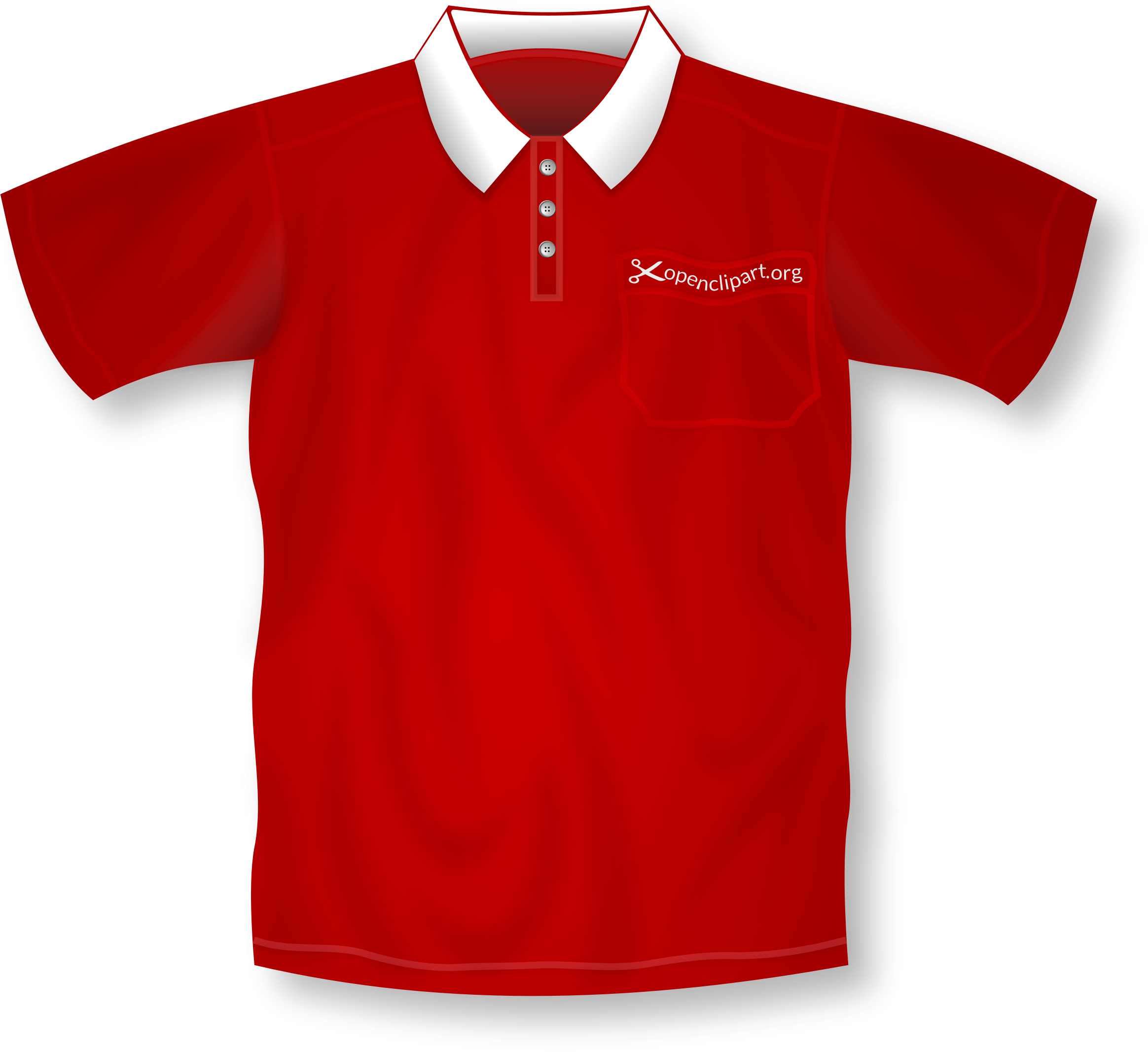 Red Polo Shirt Clip Art - Polo Shirt Clipart - Png Download (2328x2133), Png Download