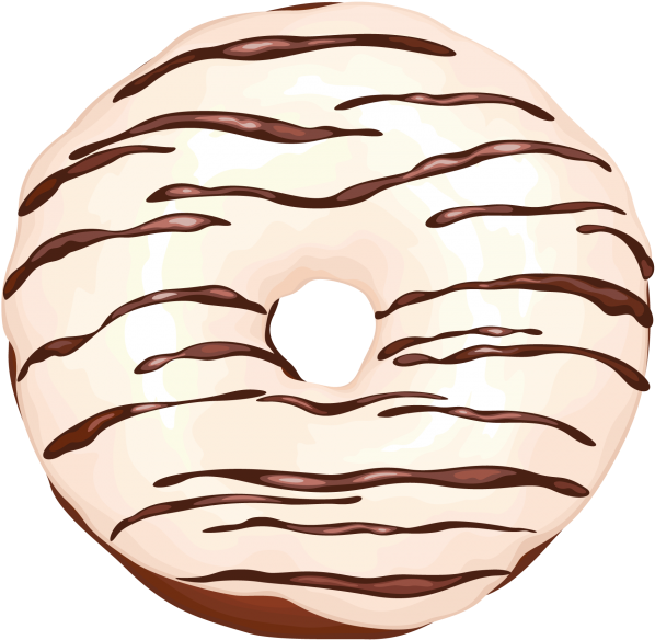Donut - Frijoles Negros Clipart (866x650), Png Download