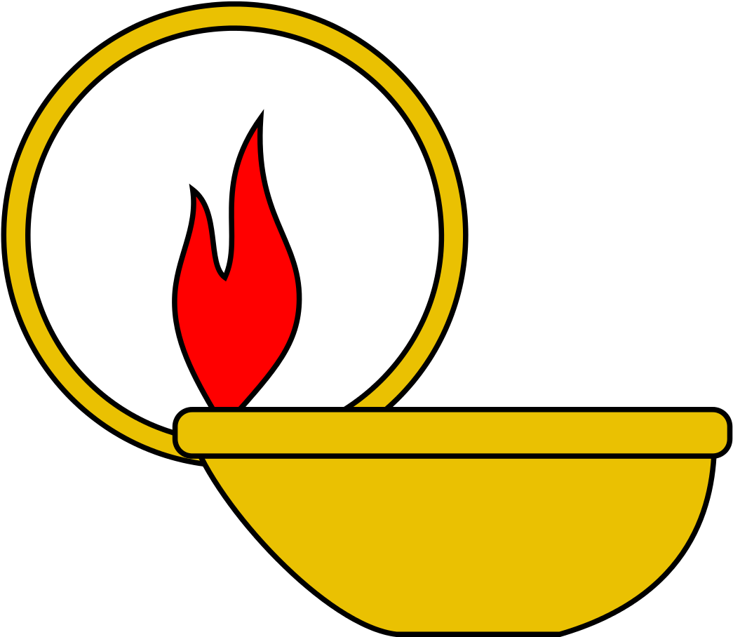 Oil Lamps In Heraldry3 Clipart Full Size Clipart (3580497) PinClipart