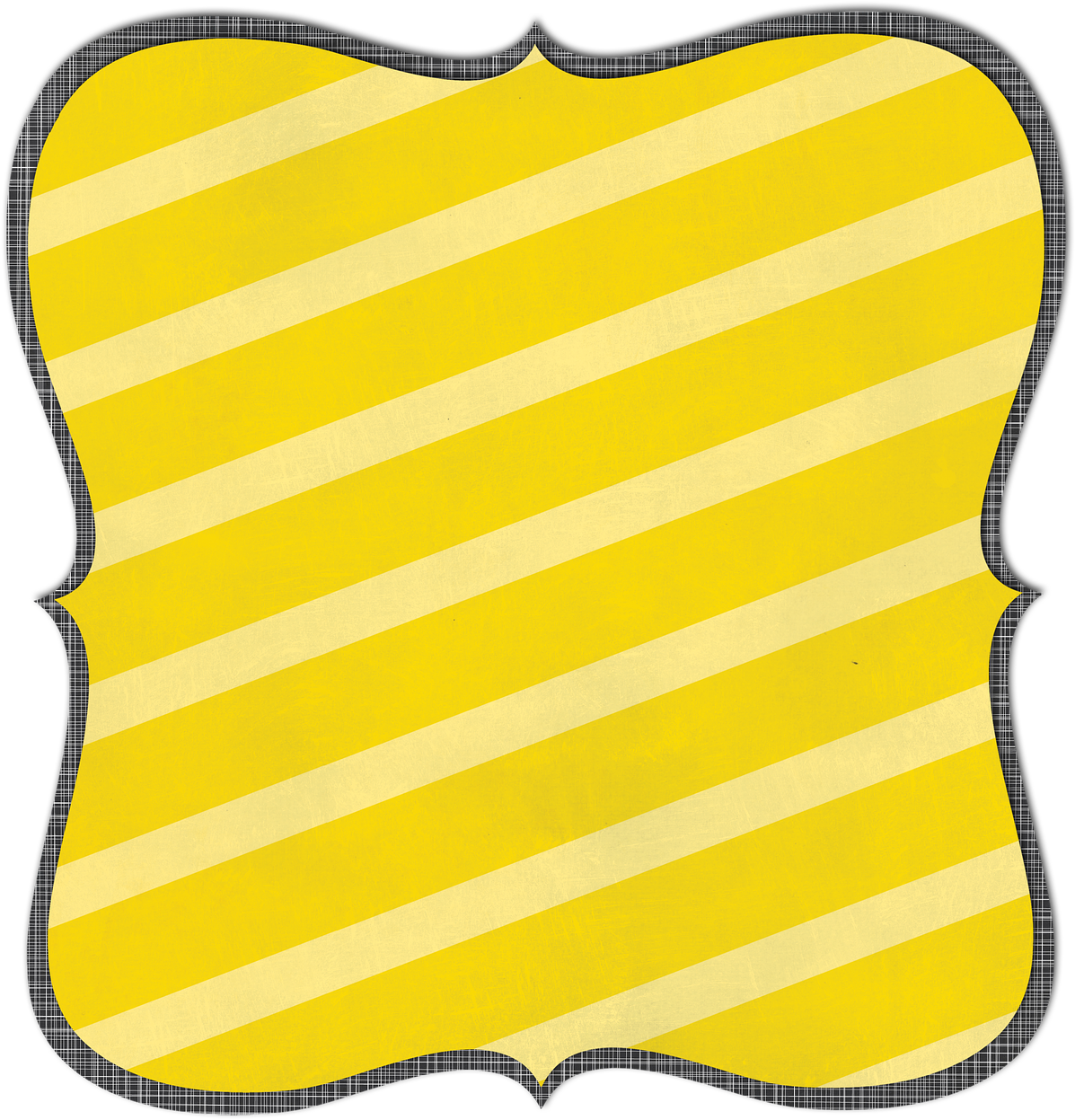 Yellow Bracket Decoration - Parallel Clipart (1230x1280), Png Download