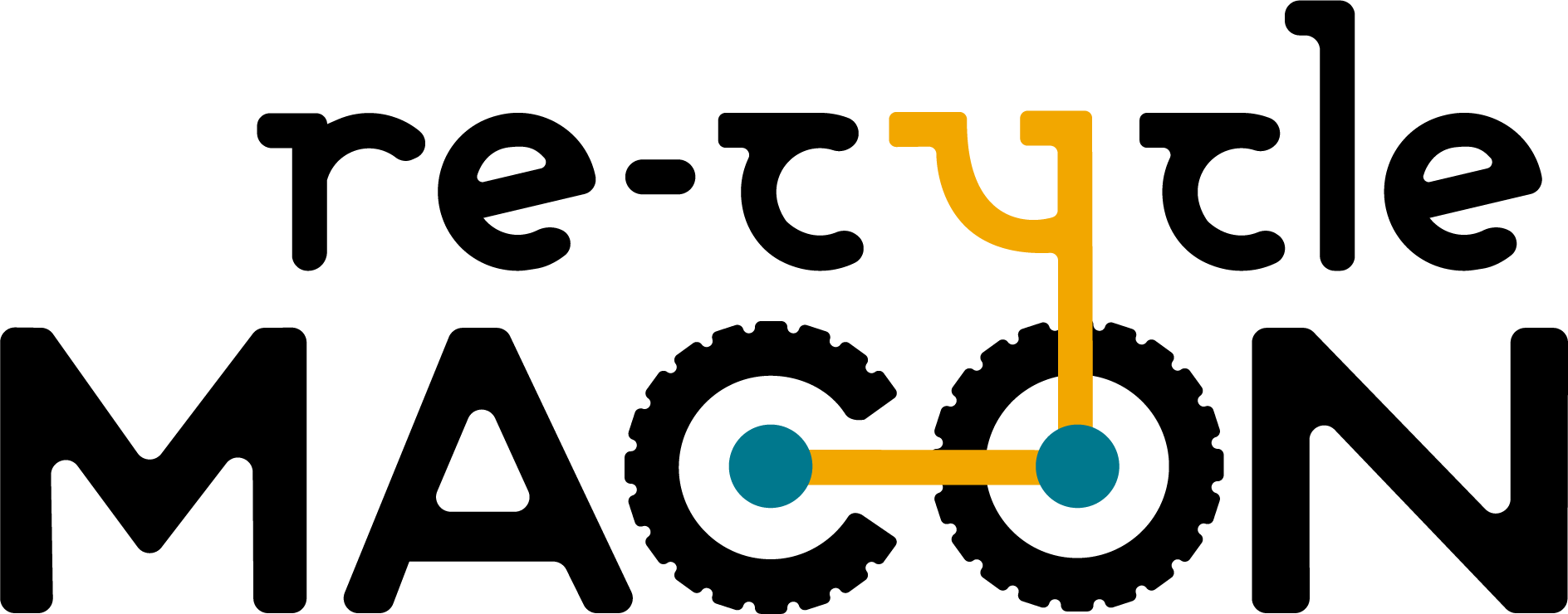 Re-cycle Macon Clipart (1888x740), Png Download