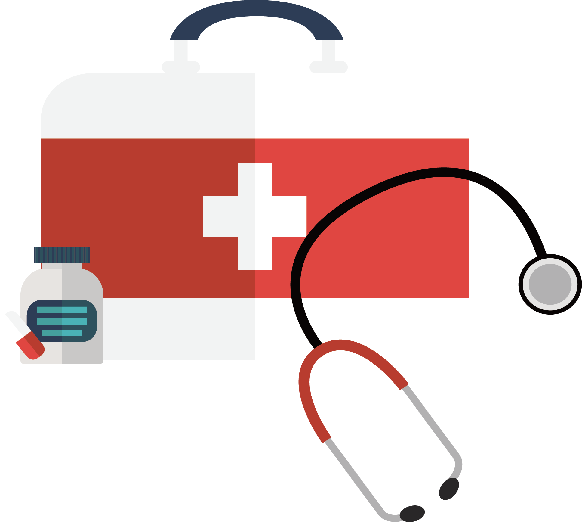 First Aid Kit - Health Care Clipart (1935x1734), Png Download