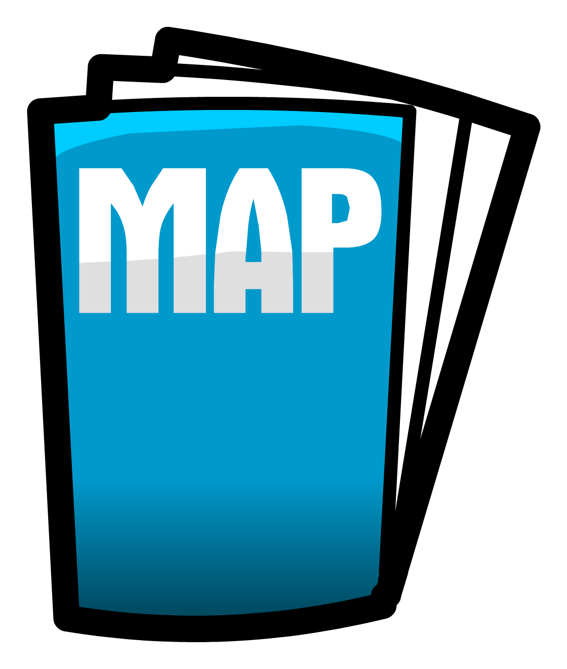 Clipart Info - Club Penguin Map Icon - Png Download (1219x1419), Png Download