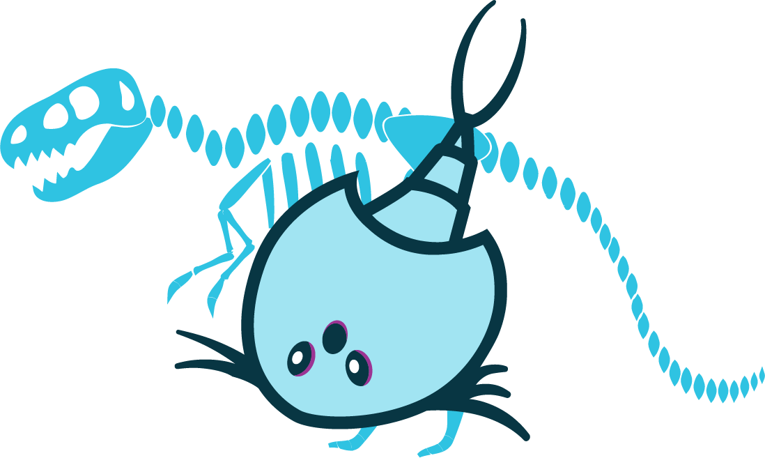 Dinosaurs Next Door - Vector Graphics Clipart (1098x657), Png Download