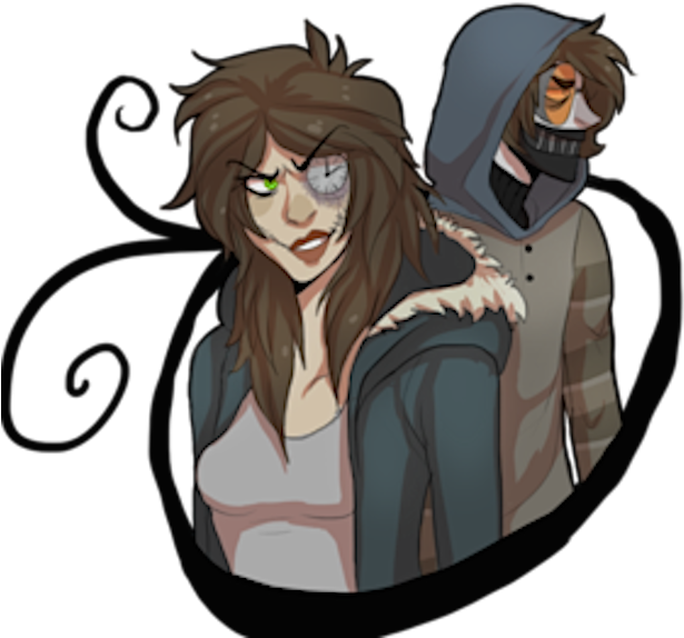 633 X 600 2 Ticci Toby Clockwork Creepypasta Clipart Full Size