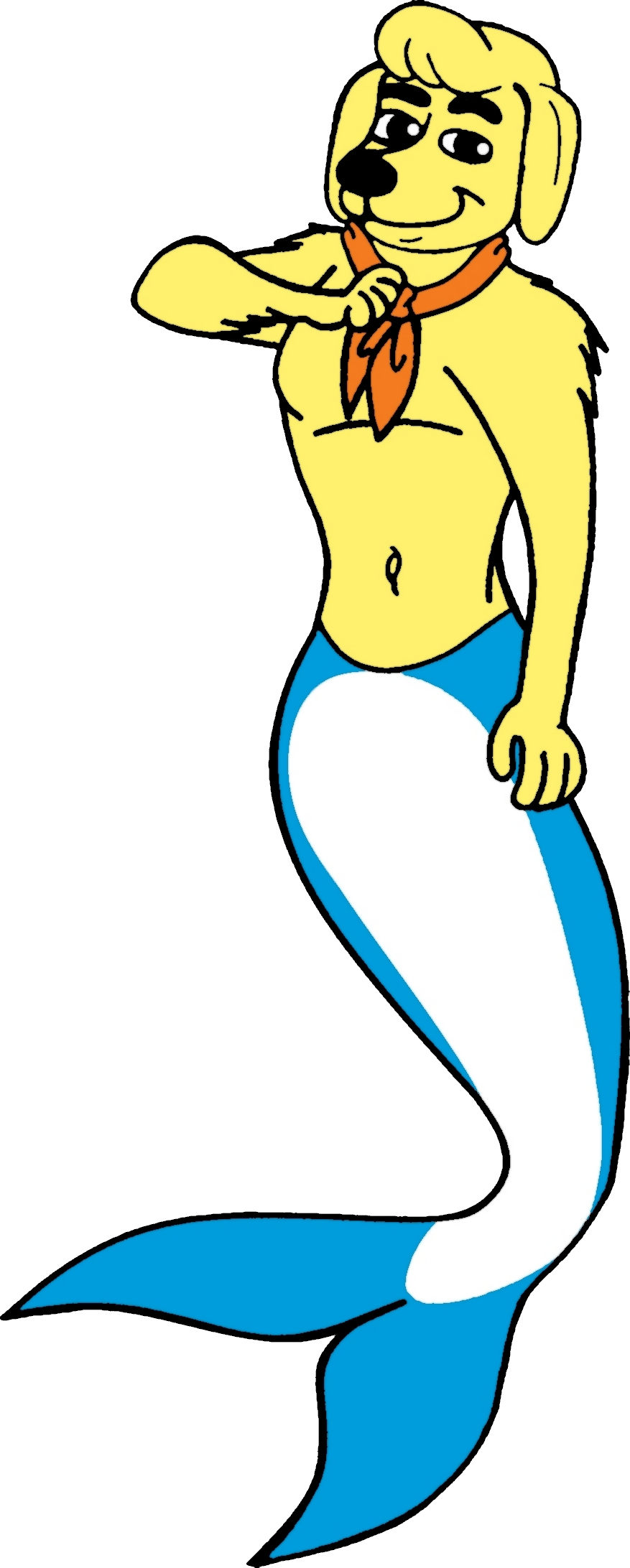 Fred Jones Yellow Labrador Merdog By Augiedoggie Fan Clipart (877x2184), Png Download