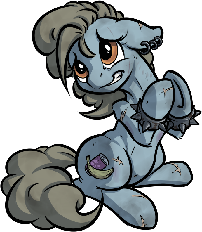 Kalemon, Fallout Equestria, Oc, Oc Only, Raider, Safe, - Cartoon Clipart (800x800), Png Download