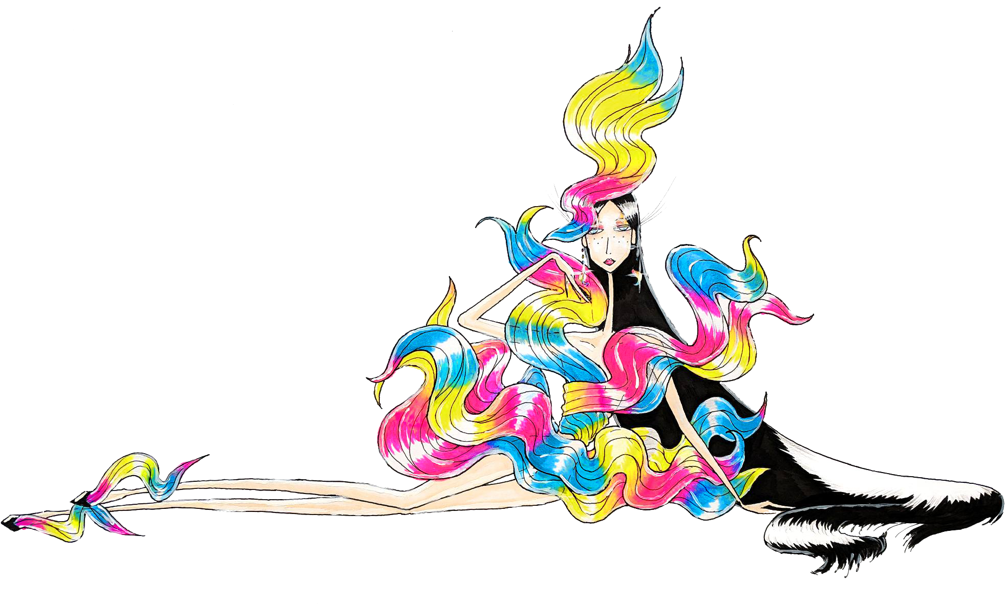 Full Look - Illustration Clipart (1980x1307), Png Download